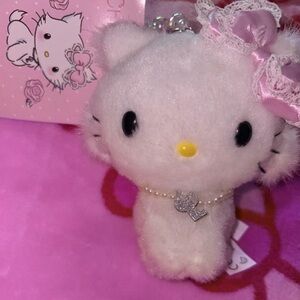 Sanrio charmmy kitty plush keychain
